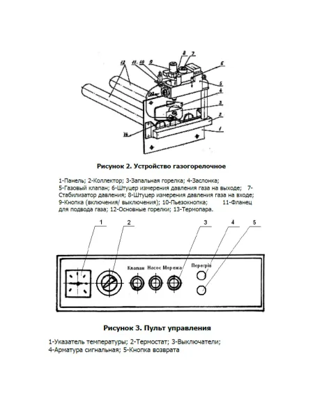 Котел газовий Маяк АОГВ-50 Е двоконтурний, підлоговий, димохідний - 4