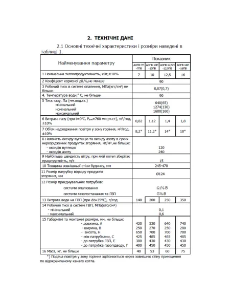 Котел газовый одноконтурный Маяк АОГВ-16 П (С) парапетный - 3