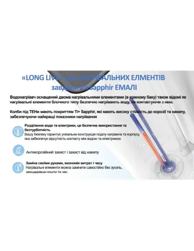 Водонагрівач Midea D50-20ED6 (D) плоский, сухий тен WI FI - 7