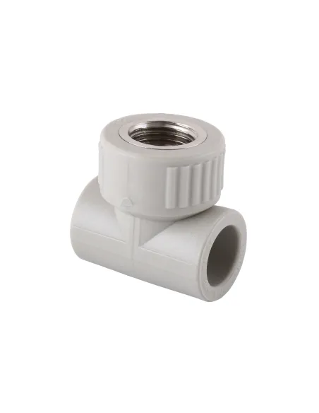 Тройник внутренняя резьба для полипропиленовых труб Kalde PPR 20009 ф20 х 1/2 дюйма - 1