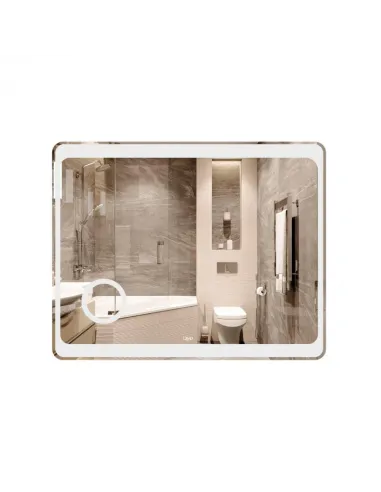 Зеркало для ванной Q-Tap Aquarius QT2178141980100W, с LED-подсветкой - 1