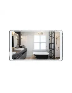 Дзеркало для ванної кімнати Q-Tap Leo QT1178141870120W, з LED - підсвічуванням - 1