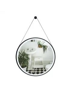 Дзеркало для ванної кімнати Q-Tap Robin R600 Black QT13786502B, з LED - підсвічуванням - 1