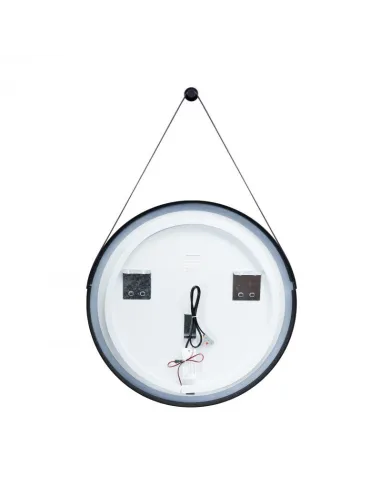 Дзеркало для ванної кімнати Q-Tap Robin R600 Black QT13786502B, з LED - підсвічуванням - 5