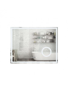 Дзеркало для ванної кімнати Q-Tap Stork QT157814226080W, з LED - підсвічуванням - 1