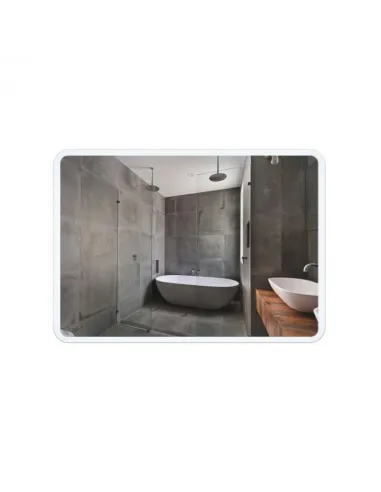 Зеркало для ванной Q-Tap Tern Reverse QT177814276080W, с LED-подсветкой - 1