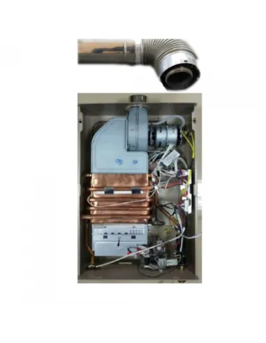 Колонка газова Midea JSG22-12HC2 turbo, біла, 22 кВт - 2
