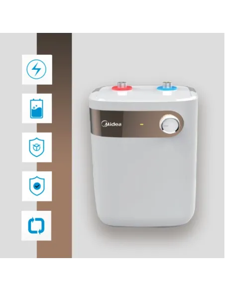 Бойлер Midea D06-15A(U), під мийкою, 5 л - 2