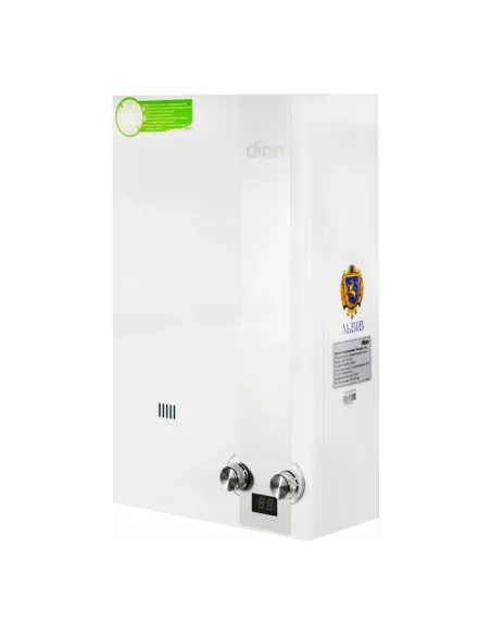 Колонка газова Діон Турбо JSD 10 D парапетна, незамерзання - 1