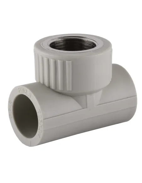 Тройник внутренняя резьба для полипропиленовых труб VS Plast PPR 1015 ф40 х 1 дюйм - 1