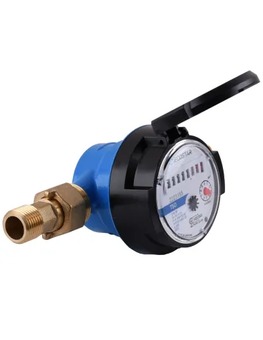 Счетчик для холодной воды Ecostar E-D R160 DN15 1/2 дюйма со штуцером - 2