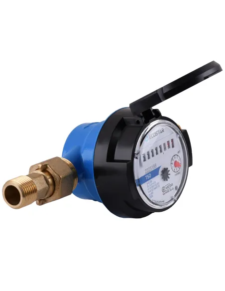 Счетчик для холодной воды Ecostar E-D R160 DN15 1/2 дюйма со штуцером - 2