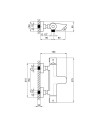 Змішувач для ванни з термостатом Q-Tap Inspai - Therm CRMT300800, хром - 2