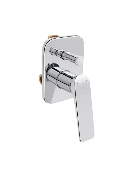 Змішувач для душу прихованого монтажу Q-Tap Vlasta 6028102NC, хром - 1