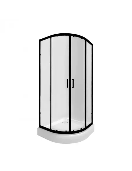 Душова кабіна з піддоном Q-Tap Taurus BLA1099AC6 Clear, напівкругла - 1