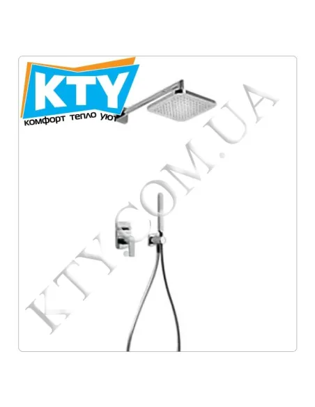 Душевая система скрытого монтажа Tres Loft-Tres 200.180.02 хром - 1