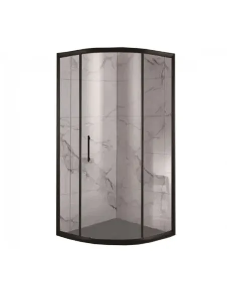 Душова кабіна без піддону Asignatura Altea 90х90 розсувна, напівкругла - 1