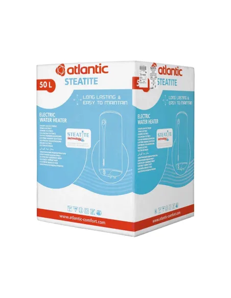 Бойлер із сухим ТЕНом Atlantic Ego Steatite 50 VM 050 D400-1-BC 1.2 кВт, 50 літрів - 4