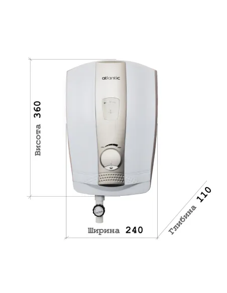 Бойлер проточний Atlantic Generation M777 MP 7 кВт - 2
