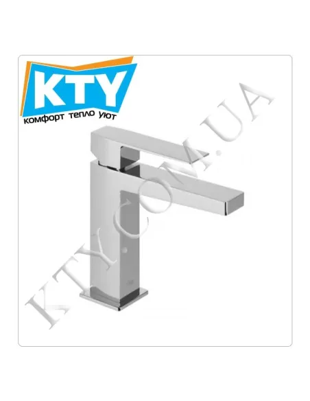 Змішувач для раковини у ванній кімнаті з гігієнічним душем Tres Slim - Tres 202.103.01 без донного клапана, хром - 1