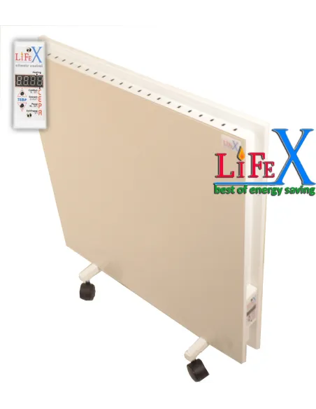 Керамический обогреватель напольный с программатором Lifex D.Floor 800 бежевый 600 х 600 х 50 мм - 8