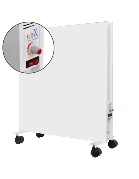 Керамический обогреватель напольный с терморегулятором Lifex D.Floor 800 R бежевый 600 х 600 х 60 мм - 1