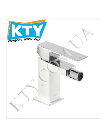 Смеситель для биде однорычажный Tres Slim-Tres 202.120.02.D с донным клапаном, хром - 1