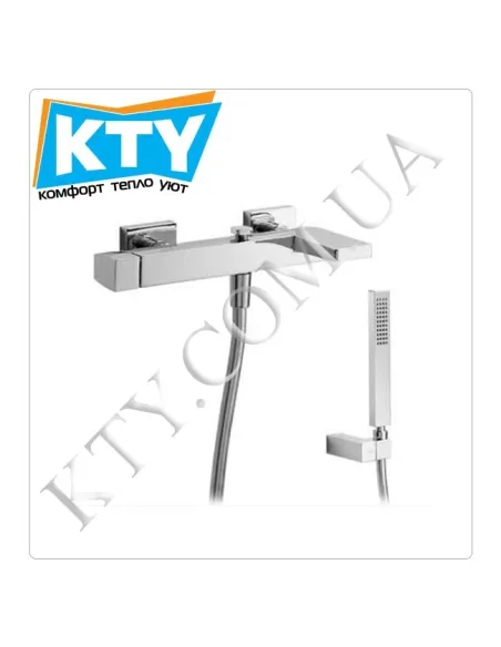 Змішувач для ванни з коротким зливом Tres Slim - Tres 202.170.01 хром - 1