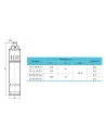 Шнековий насос для свердловини Rudes 3S 0,8-30-0,37, кабель 10 метрів, пульт - 3