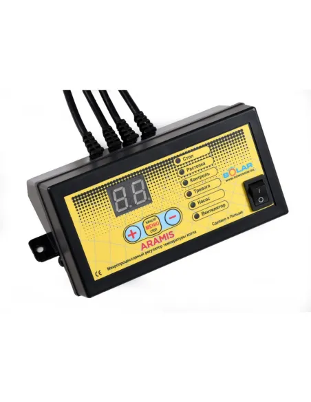 Контролер для твердопаливного казана Solar Aramis МАХ з аварійним термостатом - 1