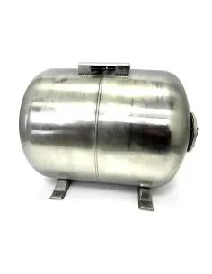 Гидроаккумулятор Euroaqua НT 100 горизонтальный, нержавеющая сталь - 1