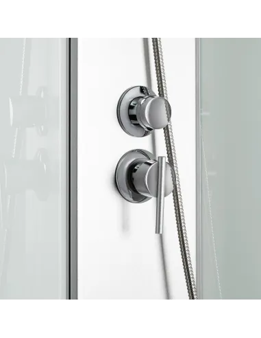 Гидробокс с высоким поддоном Lidz Tani SB90x90.SAT.HIGH.FR, полукруглый - 7