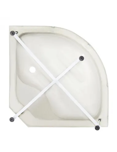 Гидробокс с высоким поддоном Lidz Tani SB90x90.SAT.HIGH.FR, полукруглый - 12