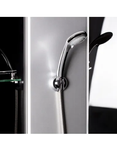 Гідробокс з високим піддоном Lidz Tani SB90x90.SAT.HIGH.GR, напівкруглий - 4