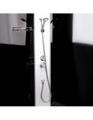 Гідробокс з високим піддоном Lidz Tani SB90x90.SAT.HIGH.GR, напівкруглий - 18