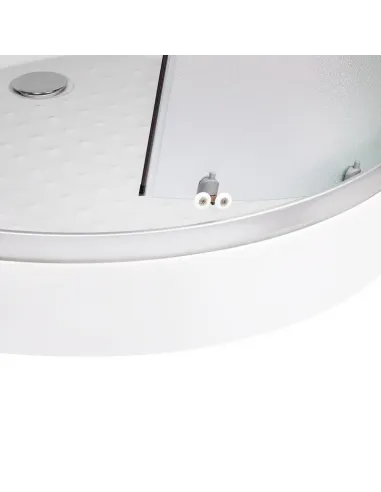 Гідробокс з низьким піддоном Lidz Tani SB90x90.SAT.HIGH.GR, напівкруглий - 8