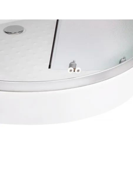 Гідробокс з низьким піддоном Lidz Tani SB90x90.SAT.HIGH.GR, напівкруглий - 8