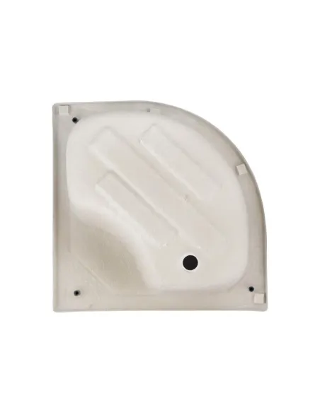 Напівкруглий душовий піддон високий Lidz Kapielka ST80x80x41, акрил - 4