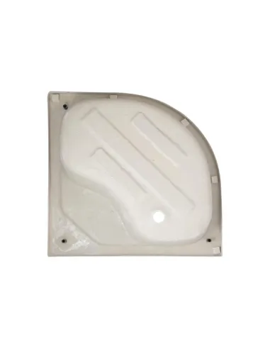 Полукруглый душевой поддон высокий Lidz Kapielka ST90x90x41, акрил - 5