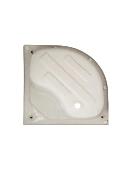 Полукруглый душевой поддон высокий Lidz Kapielka ST90x90x41, акрил - 5