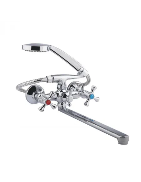 Змішувачі для ванни з нержавіючої сталі з довгим виливом Lidz CRM 75 21 143 - 1