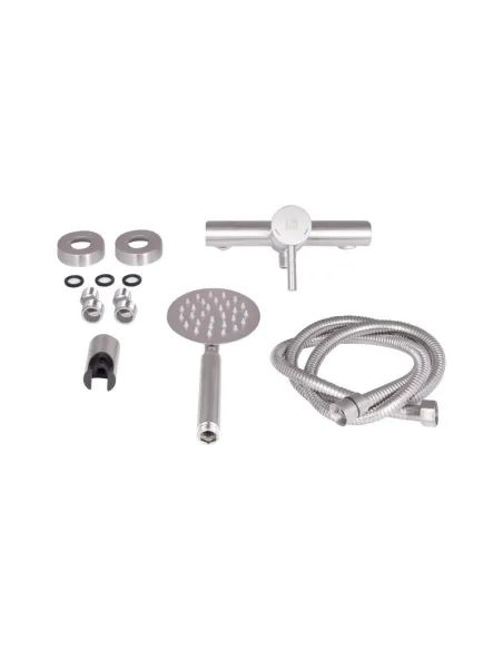 Змішувач для душу з нержавіючої сталі Lidz Aria 09O-SES, без виливу - 3