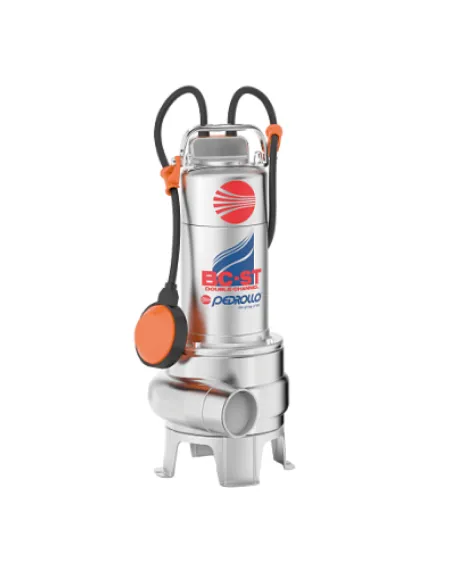 Фекальний насос Pedrollo BCm 10/50-ST, 0.75 кВт, з вимикачем поплавця, без ріжучого механізму - 1