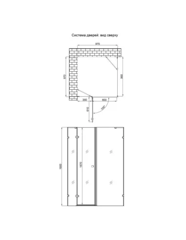 Душова кабіна без піддону Q - Тap Capricorn CRM1011SC6 CalcLess, квадратна - 2