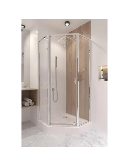 Душова кабіна без піддону Q-Tap Leo CRM10995 - AC6 CalcLess, п`ятикутна - 8