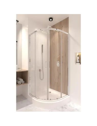 Душевая кабина без поддона Q-Тap Taurus CRM1099AC6, полукруглая - 2