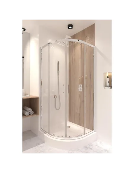 Душевая кабина без поддона Q-Тap Taurus CRM1099AC6, полукруглая - 11