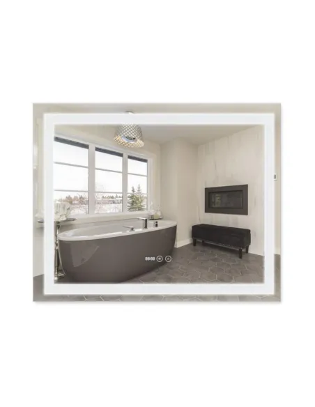 Зеркало для ванной Q-Tap Mideya DC-F614, с LED-подсветкой - 1