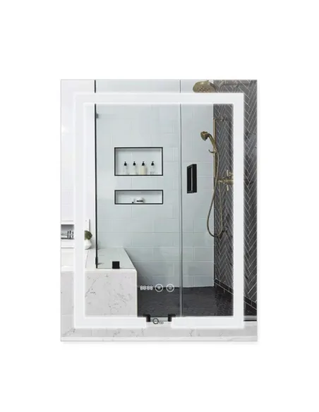 Зеркало для ванной Q-Tap Mideya DC-F936, с LED-подсветкой - 1