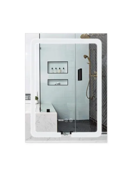 Зеркало для ванной Q-Tap Mideya DC-F937, с LED-подсветкой - 1